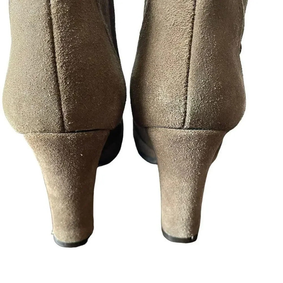 Tory Burch Milan Suede Bootie Women’s 5.5 Brown Heel Boho Festival‎ - Picture 4 of 13